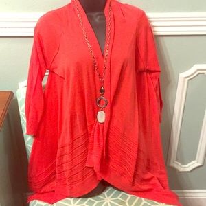 Beautiful coral sweater